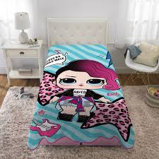 Official arts supergirl, harley quinn, wonder woman, poison ivy, bumblebee, katana and batgirl. X 90 In 62 In Dc Superhero Girls Plush Blanket Full Size