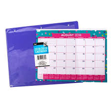 Jot 2018 2019 Student Calendars With Protective Sleeves Student Calendar Student School Supplies