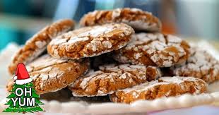 How To Bake Gingerbread Crinkle Cookies Anna S Holiday Party Youtube Crinkle Cookies Cookie Recipe Uk Crinkle Cookies Recipe