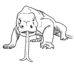 365 Animals Day Sixty Two Komodo Dragon Dragon Coloring Page Komodo Dragon Dinosaur Coloring Pages