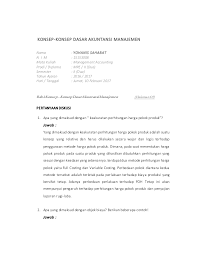 Please fill this form, we will try to respond as soon as possible. Konsep Konsep Dasar Akuntansi Manajemen