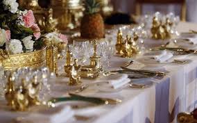 The Queen S Coronation 1953 Exhibition At Buckingham Palace In London Royal Table Kings Table Banquet Decorations