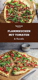 Flammkuchen Mit Tomaten Rucola Rezept Flammkuchen Rucola Rezepte