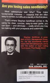 Twenty-Five Most Common Sales Mistakes...and How to Avoid Them: Schiffman,  Stephan: 9781558509030: Amazon.com: Books