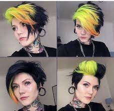 Pin By Johanna Rodriguez On Hair Color Short Punk Hair Cool Hair Color Neon Hair