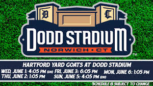 Additional Yard Goats Games At Dodd Stadium In June