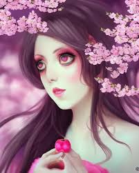 Beautiful Kawaii Magic Portrait