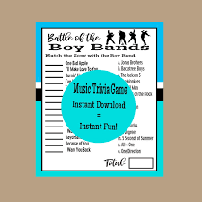 › finish the song title printable. Instant Download Printable Game Name That Baby Tune Birthday Trivia 1989 Birthday Party Music Trivia Boy Band Trivia Game 90 S Party Party Favors Games Paper Party Supplies Aloli Ru