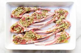 When ready to cook, heat a skillet over medium heat and brush excess marinade off lamb chops. Pan Fried Lamb Chops With Garlic And Rosemary Pinch And Swirl