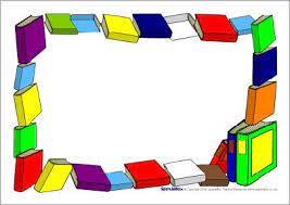 Book Themed A4 Page Borders Sb591 Page Borders Borders Borders And Frames