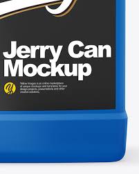 Plastic Jerry Can Mockup In Jerrycan Mockups On Yellow Images Object Mockups