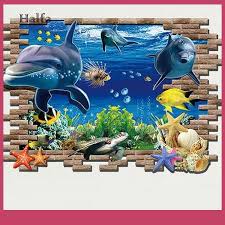 Gambar pemandangan senja di danau pemandangan di daerah desa umumnya bernuansa asri dengan keindahan alam yang terjaga. Jual Sorth Homedecore Dekorasi Terbaru Hl Stiker Dinding Desain Pemandangan Bawah Laut 3d Untuk Dekorasi Kamar Anak Di Lapak Sorth Homedecore Bukalapak