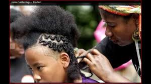 Chouette idée de coiffure africaine vanillée pour cheveux longs crépus Afro Hair Styl E Model De Coiffures Africaines Youtube