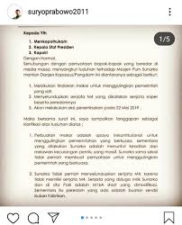 Beredar Surat Klarifikasi Dari Sri Radjasa Chandra