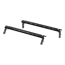 Industry standard rails are slotted on the top of the rail to accommodate tabbed, or spade feet of a hitch base. Curt 16150 Industry Standard 5th Wheel Hitch Rails And 4 Bolt Brackets Gloss Black 25 000 Pounds