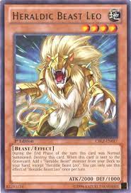 By sending 4 crystal beast monsters from the spell & trap zone to the grave, the player can send all cards on the field to the grave, then special summon. Yu Gi Oh Card Cblz En017 Heraldic Beast Leo Rare Bbtoystore Com Toys Plush Trading Cards Action Figures Games Online Retail Store Shop Sale