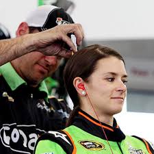 Danica Patrick hit in head by rock