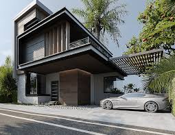 This means that clients and investors always have total understanding of the designs. Exterior Design Modern Villa On Behance