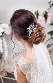 Blue Bridal Hair Comb Something Blue Hair Comb Sapphire Blue Etsy Romantic Bridal Hair Bridal Hair Flowers Bridal Hair