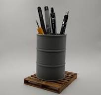 Miniature 55 Gallon Barrel Pen/pencil Holder Desk Accessory (1:10 Scale) -  Etsy