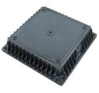 savr® Square LED Canopy Light | E-CSE Series | 6000 Lumens | 46W | 5000K |  Dark Bronze