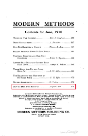 Rare Napoleon Hill Writings June July 1918 Mike Canes Xblog