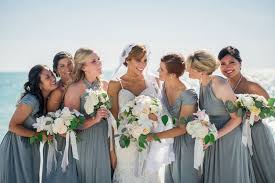 Organic Blueberry Inspired Florida Wedding Every Last Detail Wedding Classic Elegant Wedding Dusty Blue Bridesmaid Dresses