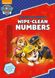 Paw Patrol Wipe Clean Numbers