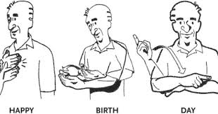 Happy Birthday In Sign Language Image Asl Happy Birthday Sign Language For Kids Sign Language Words Asl Sign Language