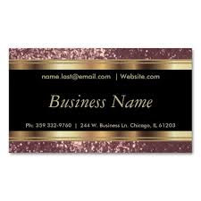 Black And Gold Business Card Background Elegant Dusty Rose And Black And Gold Business Card Magnet Zazzle Com Gold Business Card Magnetic Business Cards Dusty Rose
