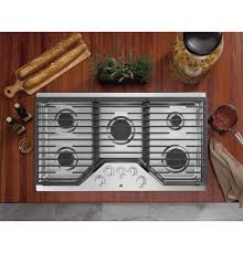 Maybe you would like to learn more about one of these? Ge 36 Built In Gas Cooktop With 5 Burners And Dishwasher Safe Grates Jgp5036slss Ge Appliances