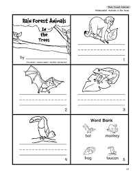 Science Booklet Rain Forest Animals The Mailbox Rainforest Activities Rainforest Animals Rainforest