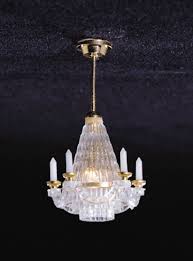 Ck3384 Brass Downrod Crystalene Chandelier Ck3384 14 96 Cir Kit Concepts Inc Dollhouse Lighting Wiring Kits And Electrical Supplies