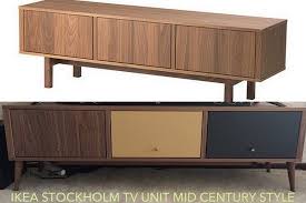 Diy Ikea Stockholm Tv Unit Hack Via Www Ikeahackers Net Ikea Tv Stand Ikea Stockholm Midcentury Tv Stand