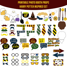 Downloadable Free Printable Photo Booth Props Birthday Pdf Instant Download Harry Potter Inspired Printable Photo Booth Prop Set Amanda Keyt Diy Photo B Anniversaire Harry Potter Anniversaire Harry Theme Harry Potter