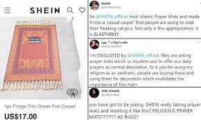 The american standard 2422v002.020 evolution bathtub. Online Retailer Shein Slammed For Selling Islamic Prayer Mats Daily Mail Online