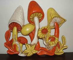 Retro 70s Kitschy Magic Mushroom Kitchen Wall Hanging Miller Etsy Mushroom Decor Vintage Mushroom 70s Decor