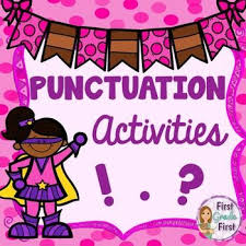Punctuation Practice For Period Exclamation Mark And