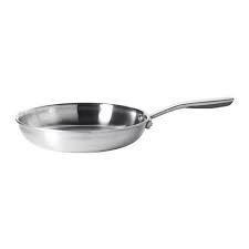 Sensuell Frying Pan Stainless Steel Gray Ikea Sensuell Stainless Steel Pans Glass Cooktop
