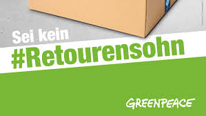 Er verlor die kontrolle über seinen motorisierten schirm und verletzte zwei personen. Anti Amazon Kampagne Greenpeace Will Die Retourensohne Wachrutteln