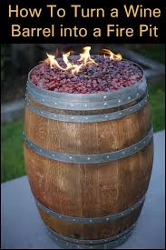 Here S A Project That Will Make A Beautiful Addition To Your Outdoor Area Wine Barrel Fire Pit Barrel Fire Pit Fire Pit Kit