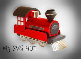 3d Svg Steam Train Digital Download Etsy In 2021 Cardboard Train Train Crafts Paper Train