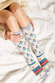 Hansel From Basel Heavy Knit Knee High Sock Fashion Socks Winter Socks Heavy Knit
