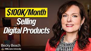 How Becky Beach Uses AI to Make $100K/Month With Digital Products