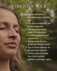 Is this you?, You wake up exhausted, even after hours of sleep. , You go  through the motions, but inside you feel overwhelmed, burnt out, or  disconnected from yourself and others. , You keep ...