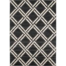 Black And Beige Area Rugs Beachcrest Home Storyvale Geometric Black Beige Area Rug Rug Size Rectangle 9 X 12 In 2020 Purple Area Rugs Unique Loom Trellis Rug