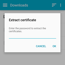 Go to the settings/security menu, credential storage section. How To Download And Install A Pkcs 12 Onto Your Android Device