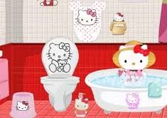 Is there a stylist in you? Hello Kitty Bathroom Decor Hello Kitty Games