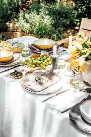 Placemats seem to be an obvious choice, but are sometimes missing from modern table arrangements. Simple Table Setting Ideas For A Breezy Summer Dinner Party