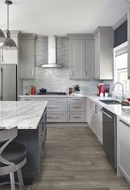 Each set of cabinets is built to meet the needs of your kitchen by our team of experienced cabinet makers — and we welcome specific requests or unusual design challenges. Custom Designed Modern Grey Kitchen Second Wind Interior Design Kitchen Design Modern Grey Kitchen Kitchen And Bath Design